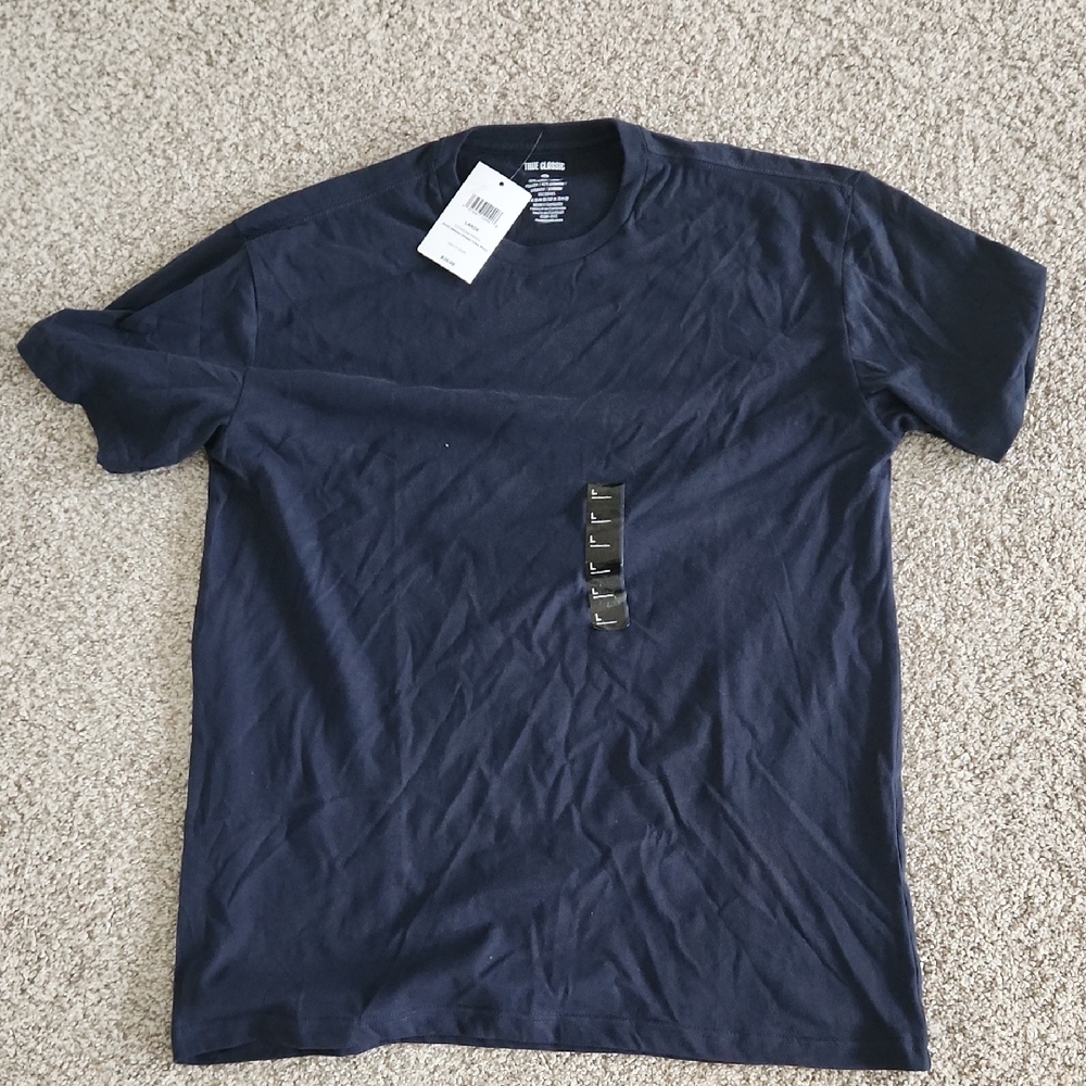Blue Short Sleeve Crew Neck Tee